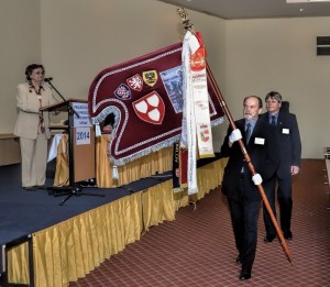 Zahájení jubilejní 40. konference s korouhví Cechu malířů a lakýrníků